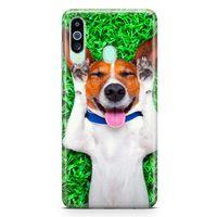 Samsung Galaxy A60 Kılıf Pozcu Arka Kapak Koruma Desenli Full Koruyucu