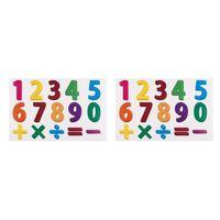 2 Adet Defter Sticker,Laptop Sticker Rakamlı Desen Pvc 48X33X0,5Cm