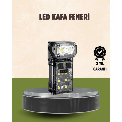 3’ü 1 Arada Led Far Şarj Edilebilir Sensörlü Manyetik 10 Saat Kullanım