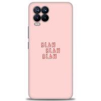 Realme 8 Pro Kılıf HD Baskılı Kılıf - Blah Blah + Tam Ekran Koruyucu