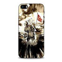 Apple iPhone SE Kılıf Atatürk (46) Core Armor Kılıf Karışık