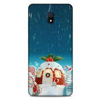 Xiaomi Redmi 8A Kılıf Snowix (14) Lansman Kılıf Beyaz Kırmızı
