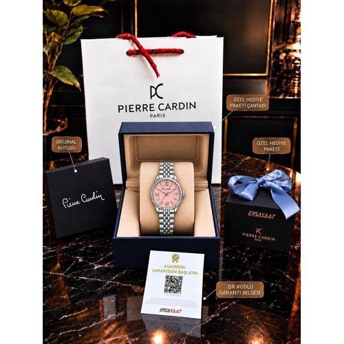 Pierre Cardin Özel Kutu Ve Hediye Paketili Ersa Saat Garantili Kadın Kol Saati+Bileklik 1001.MS.1