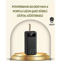 Tüm Cihazlarla Uyumlu Led Fenerli 4 Çıkışlı Powerbank