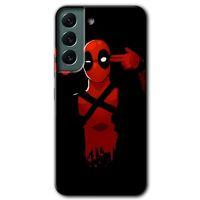 Potkal Hediye Fabrikası Samsung Galaxy S22 HD Baskılı Kılıf + 9D Tam Ekran Koruyucu - DeadPool 4
