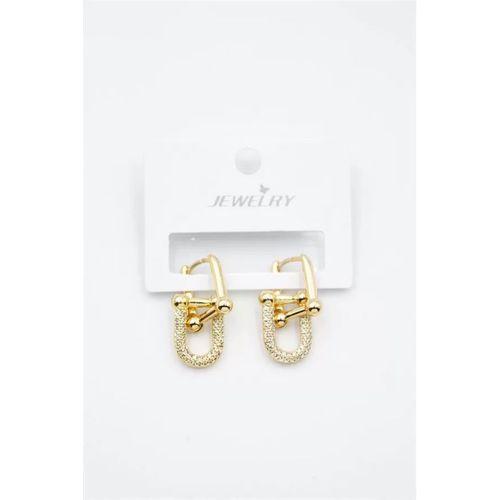 Tf Zincir Küpe - Altın