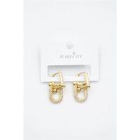 Tf Zincir Küpe - Altın