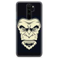 Xiaomi Redmi Note 8 Pro Kılıf Maymunlar Cehennemi Arka Kapak Koruma Desenli Full Koruyucu