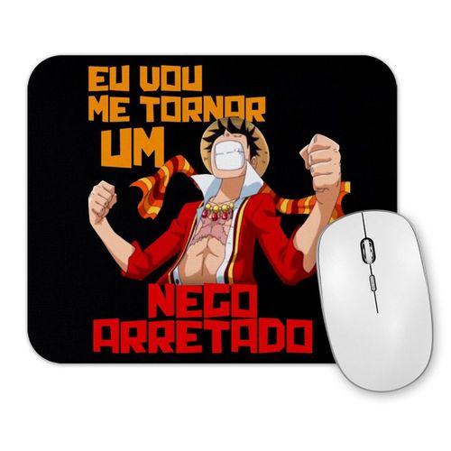 Luffy Nego Arretado Mouse Pad