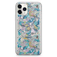 Apple iPhone 11 Pro Kılıf Doodle Banyo Aksesuarları Arka Kapak Koruma Desenli Full Koruyucu