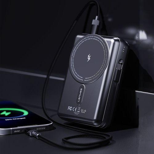 Lenyes PX274D PD 22.5W Standlı M-safe Şarj Özellikli Wireless Powerbank 15W 20000mAh