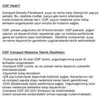 Dockers Gold Yuvarlak Masa  Çap 70cm - (CDF Tabla) - Desen Kod:6201