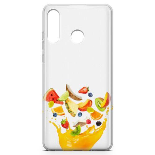 Huawei P30 Lite 2020 Kılıf Katı Meyve Sıkacağı Arka Kapak Koruma Desenli Full Koruyucu