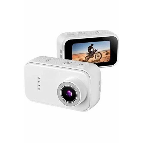 F2 2k 1080p Parmak Kamera 130° Geniş Açı Ips Ekranlı 25g Mini Taşınabilir Cep Kamerası Beyaz