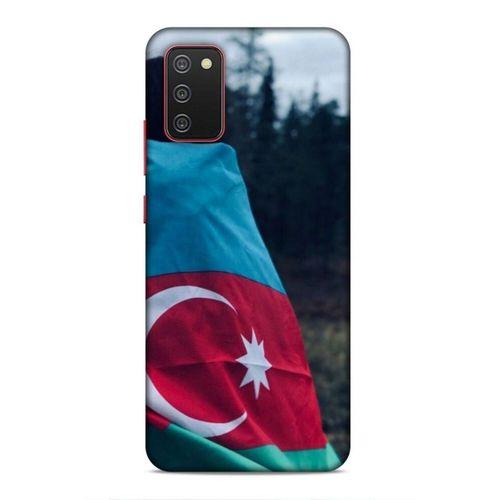 Samsung Galaxy A02s Uyumlu Kılıf Azarbaijan (38) Neo Hybrid Kılıf Bayrak Kadın