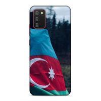 Samsung Galaxy A02s Uyumlu Kılıf Azarbaijan (38) Neo Hybrid Kılıf Bayrak Kadın