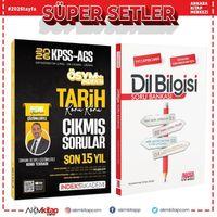İndeks Akademi 2026 KPSS Tarih Son 15 Yıl Çıkmış Sorular ve AKM Dil Bilgisi Soru Bankası Seti 2 Kitap