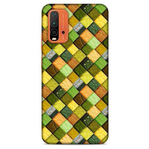 Lopard Xiaomi Redmi 9T Uyumlu Kılıf Patchwork (49) Ultra Silikon Kılıf