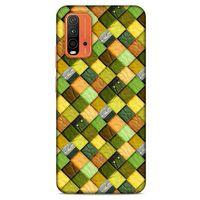 Lopard Xiaomi Redmi 9T Uyumlu Kılıf Patchwork (49) Ultra Silikon Kılıf