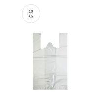 Beyaz Atlet Poşet Küçük Boy 25x45 cm Takriben 1.110 Adet 10 Kg