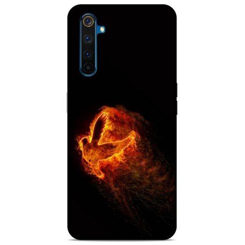 Lopard Oppo Realme 6 Pro Uyumlu Kılıf FireX (30) Silicone Case Ateş Kartal