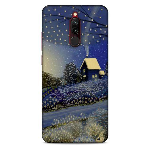 Xiaomi Redmi 8 Kılıf Snowix (42) Rugged Armor Kılıf Gold Lacivert