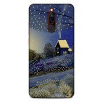 Xiaomi Redmi 8 Kılıf Snowix (42) Rugged Armor Kılıf Gold Lacivert