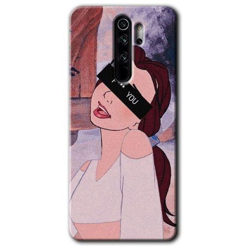 Xiaomi Redmi Note 8 Pro Kılıf Baskılı Arka Kapak - Bad Girl +Tam Ekran Koruyucu