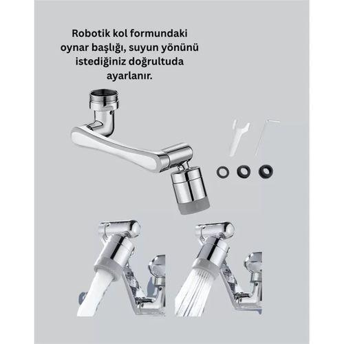 1080° Dönebilen Püskürtme Filtreli Musluk Başlığı Su Tasarruflu