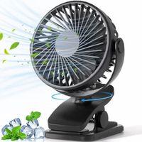 Masaüstü Şarjlı Klipsli Portatif Fan