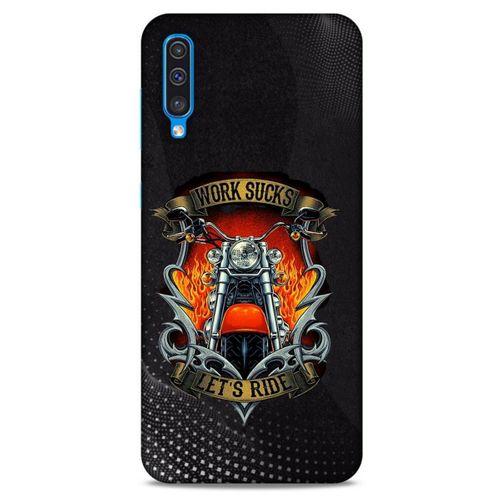 Samsung Galaxy A50 Uyumlu Kılıf Motorsiklet (8) Baskılı Kılıf Harley Davidson