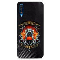 Samsung Galaxy A50 Uyumlu Kılıf Motorsiklet (8) Baskılı Kılıf Harley Davidson