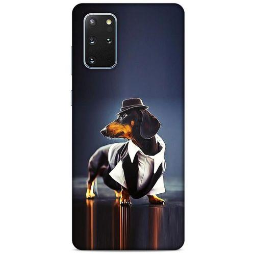Samsung Galaxy S20 Plus Kılıf Köpek Kıyafetleri (1) Kılıfı Dakhund Gömlek