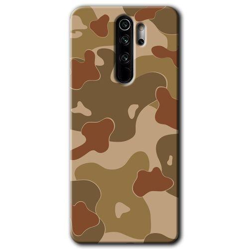 Xiaomi Redmi Note 8 Pro Kılıf Baskılı Kapak - Kamuflaj 10 +Tam Kaplayan Mat Seramik