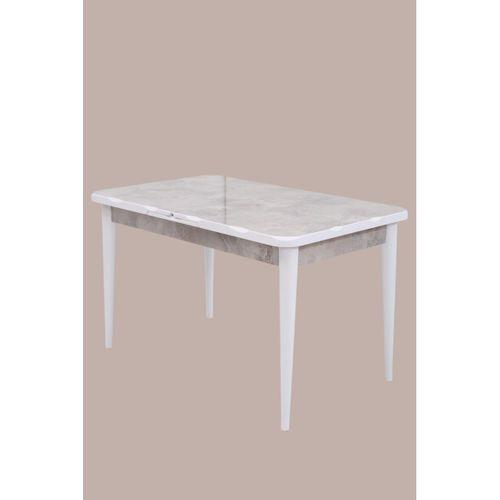 Rambla Mdf Açılır Lak Panel Mutfak Masa Sandalye Takımı 80*130cm