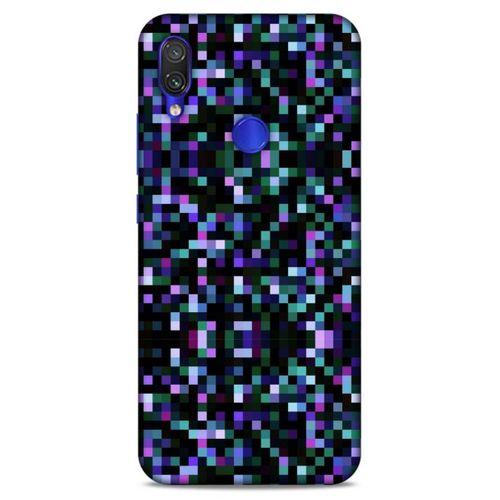 Lopard Xiaomi Redmi Note 7 Uyumlu Kılıf PiXel (24) Darbe Emici Kılıf Rainbow