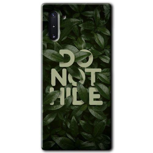 Potkal Hediye Fabrikası Samsung Galaxy Note 10 Kılıf HD Desen Baskılı Arka Kapak - Do Not Hide