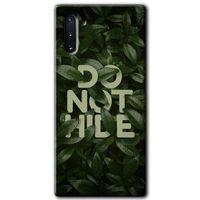 Potkal Hediye Fabrikası Samsung Galaxy Note 10 Kılıf HD Desen Baskılı Arka Kapak - Do Not Hide