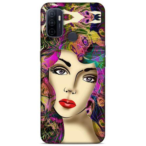 Lopard Huawei P40 Uyumlu Kılıf Sürreal Yüzler ♀ (17) Tasarım Kılıf Baskılı