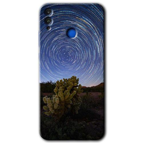 Potkal Hediye Fabrikası Honor 8c Kılıf HD Desen Baskılı Arka Kapak - Eclipse Sky