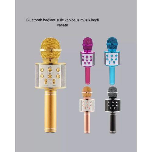 Bluetooth Karaoke Mikrofon – Yüksek Ses Kalitesi, Yankı Efektli, Uzun Ömürlü Pil