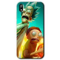 Huawei Y5 2019 Kılıf HD Desen Baskılı Arka Kapak - Rick Morty