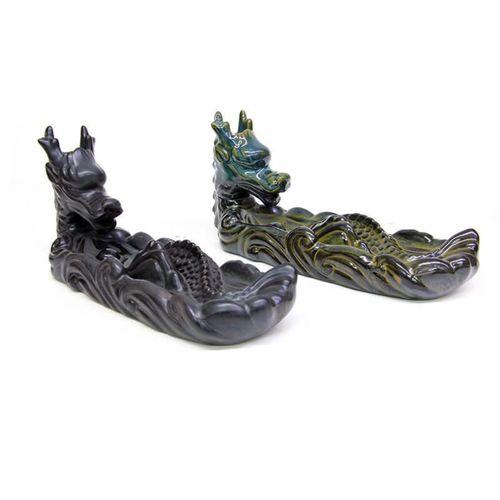 Dragon Seramik Buhurdanlık – Geri Akışlı & Çubuk Tütsülük