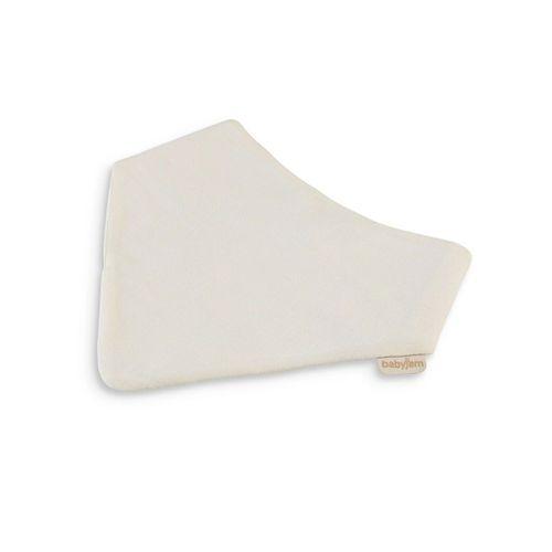 BabyJem BabyJem Silikon Diş Kaşıyıcılı Müslin Önlük 736 Ekru