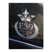 Bmw E39 Exclusive İçin Uyumlu Aksesuar Club Oto Sticker Adet 18*5 Cm