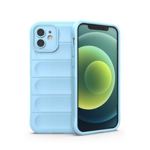 Newface iPhone 12 Kılıf Optimum Silikon - Sky Blue
