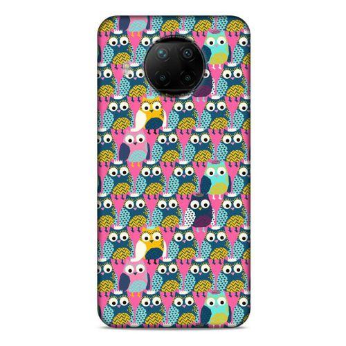 Lopard Xiaomi Redmi Note 9 Pro 5G Uyumlu Kılıf Baykuşlar (48) Bumper Kılıf