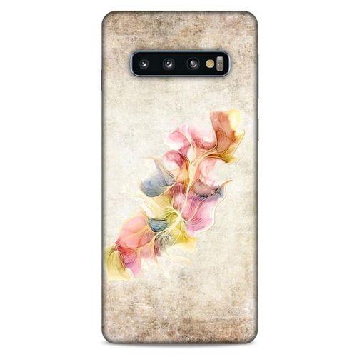 Samsung Galaxy S10 Kılıf Desenli Özel Seri Tüyler (21) Koruyucu Kapak