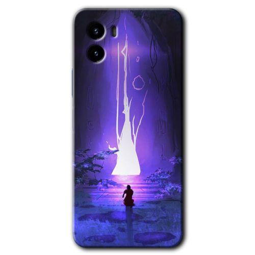 Vivo Y15s Kılıf HD Desen Baskılı Arka Kapak - Wanderer Silhouette