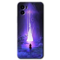 Vivo Y15s Kılıf HD Desen Baskılı Arka Kapak - Wanderer Silhouette